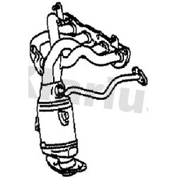 Catalytic Converter KLARIUS 325244 OE Ref 2505147130
