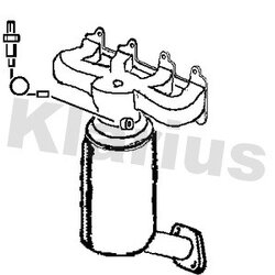 Catalytic Converter KLARIUS 325246 OE Ref 2851003GA1