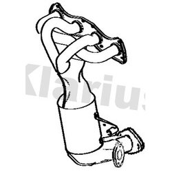 Catalytic Converter KLARIUS 325251 OE Ref 1411052R00H02
