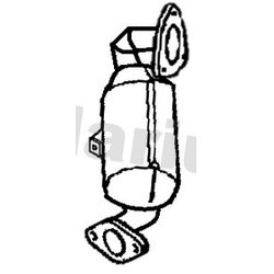 Catalytic Converter KLARIUS 325291 OE Ref 1422060R00H02