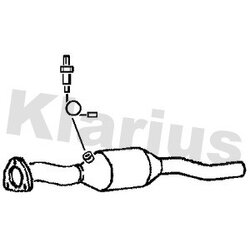 Catalytic Converter KLARIUS 370041 OE Ref 893131702S