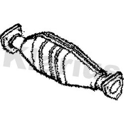 Catalytic Converter KLARIUS 370062 OE Ref GEX8070