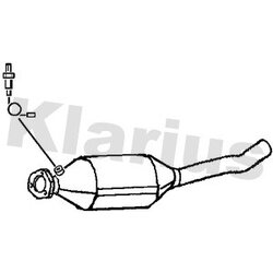 Catalytic Converter KLARIUS 370219 OE Ref 1058843