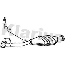 Catalytic Converter KLARIUS 370269 OE Ref 1746074080