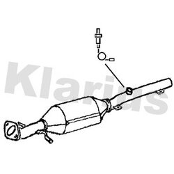Catalytic Converter KLARIUS 370374 OE Ref 1068782