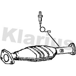 Catalytic Converter KLARIUS 370563 OE Ref 18160PDCE01