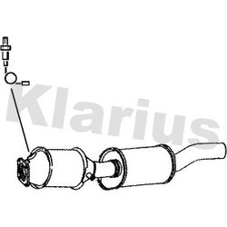 Catalytic Converter KLARIUS 370667 OE Ref 893131702AR