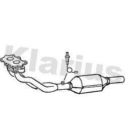 Catalytic Converter KLARIUS 380180 OE Ref 1J0253058KV