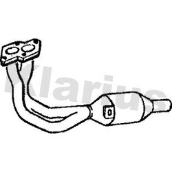 Catalytic Converter KLARIUS 380182 OE Ref 867253208A
