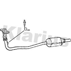 Catalytic Converter KLARIUS 380237 OE Ref 6N0253058MX