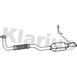 Catalytic Converter KLARIUS 380355 OE Ref 96567437