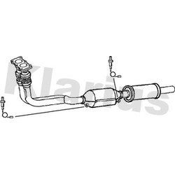 Catalytic Converter KLARIUS 380715 OE Ref 30630013