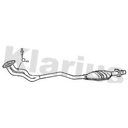 Catalytic Converter KLARIUS 380811 OE Ref 11761716470