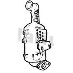 Diesel Particulate Filter (dpf) KLARIUS 390396 OE Ref 55567233