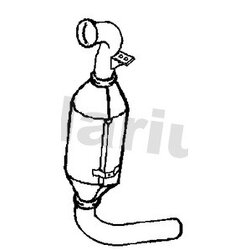 Diesel Particulate Filter (dpf) KLARIUS 390440 OE Ref 855480