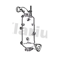 Diesel Particulate Filter (dpf) KLARIUS 390451 OE Ref 55574666
