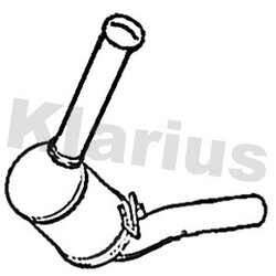 Diesel Particulate Filter (dpf) KLARIUS 390455 OE Ref C2Z29474 KLARIUS