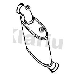 Diesel Particulate Filter (dpf) KLARIUS 390487 OE Ref 7E0254700FX