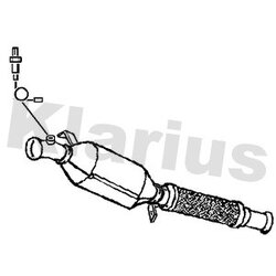Diesel Particulate Filter (dpf) KLARIUS 390534 OE Ref 2H0254700FX