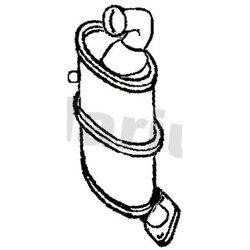 Diesel Particulate Filter (dpf) KLARIUS 390549 OE Ref 51822605