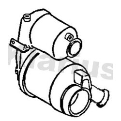 Diesel Particulate Filter (dpf) KLARIUS 390562 OE Ref 04L131606FX KLARIUS