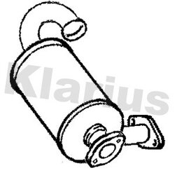 Diesel Particulate Filter (dpf) KLARIUS 390591 OE Ref 2080000Q0Z