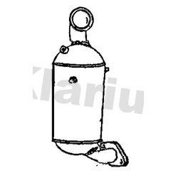 Diesel Particulate Filter (dpf) KLARIUS 390975 OE Ref 51934333