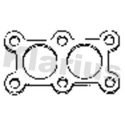Exhaust Pipe Gasket KLARIUS 410497 OE Ref 1J0253115H