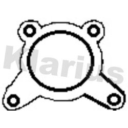 Exhaust Pipe Gasket KLARIUS 410534 OE Ref 1K0253115Q