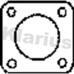 Exhaust Pipe Gasket KLARIUS 410539 OE Ref 1K0253115L