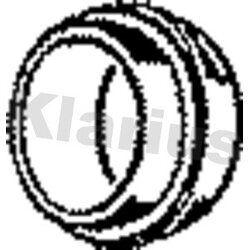 Exhaust Pipe Gasket KLARIUS 410773