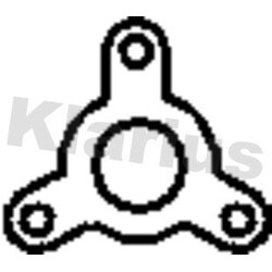 Exhaust Pipe Gasket KLARIUS 410795 OE Ref 14445AD200
