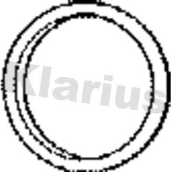 Exhaust Pipe Gasket KLARIUS 410955 OE Ref 1456063