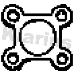 Exhaust Pipe Gasket KLARIUS 410958 OE Ref 1S0253115B