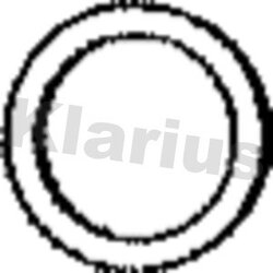 Exhaust Pipe Gasket KLARIUS 411341 OE Ref 18229TF0013