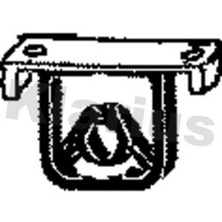 Exhaust Mount KLARIUS 420442 OE Ref 20651AU100