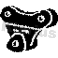 Exhaust Mount KLARIUS 420445 OE Ref 20651EN300