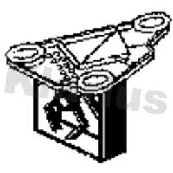 Exhaust Mount KLARIUS 420539 OE Ref 8671093958