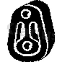 Exhaust Mount KLARIUS 420564 OE Ref 18207544809