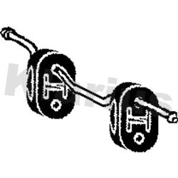 Exhaust Mount KLARIUS 420588 OE Ref 18303413461