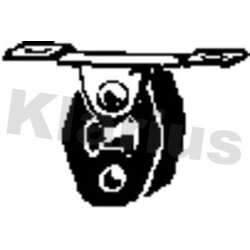 Exhaust Mount KLARIUS 420598 OE Ref 1755L1