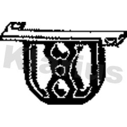 Exhaust Mount KLARIUS 420638 OE Ref 18207528410