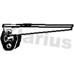 Exhaust Mount KLARIUS 420646 OE Ref 6Q0253144H
