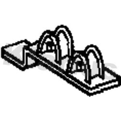 Exhaust Mount KLARIUS 420677 OE Ref 1400303380