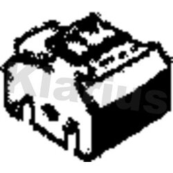 Exhaust Mount KLARIUS 420683 OE Ref 8200105502