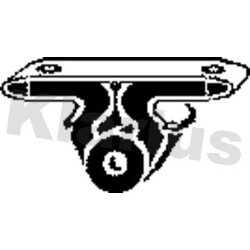 Exhaust Mount KLARIUS 420753 OE Ref 1755P2