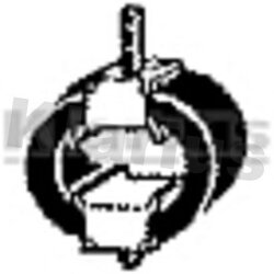 Exhaust Mount KLARIUS 420772 OE Ref 51782199