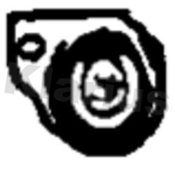 Exhaust Mount KLARIUS 420928 OE Ref 13264350