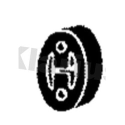 Exhaust Mount KLARIUS 420933 OE Ref 9674551180
