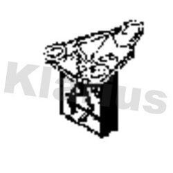 Exhaust Mount KLARIUS 420944 OE Ref 206516364R